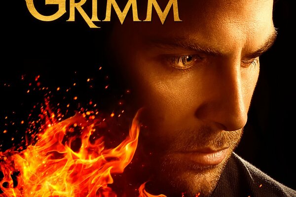 Poster mit Feuer zum Grimm-Film