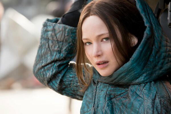 Jennifer Lawrence dans Hunger Games partie 2