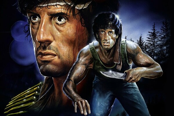 Rambo Drawing: First Blood