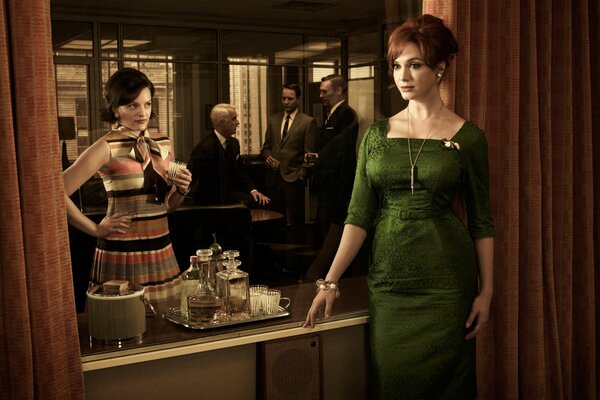 Série MAD Men de Christina Hendricks