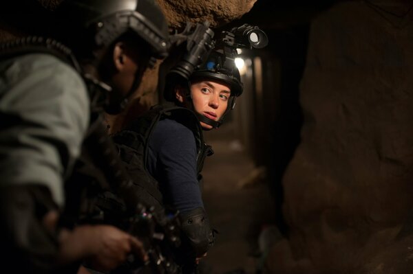 Emily Blunt dans le film d action Mercenaire