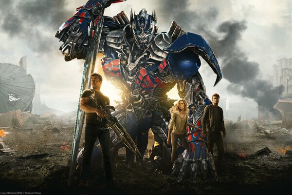 Optimus Prime di Transformers Age of extinction