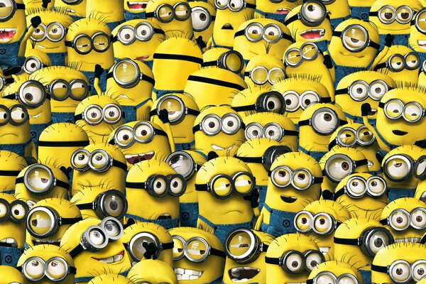 La multitud de minions de Despicable me