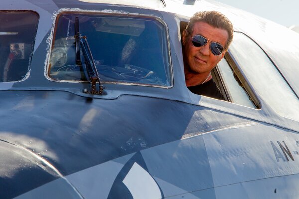 Sylvester Stallone en la película the Expendables 3