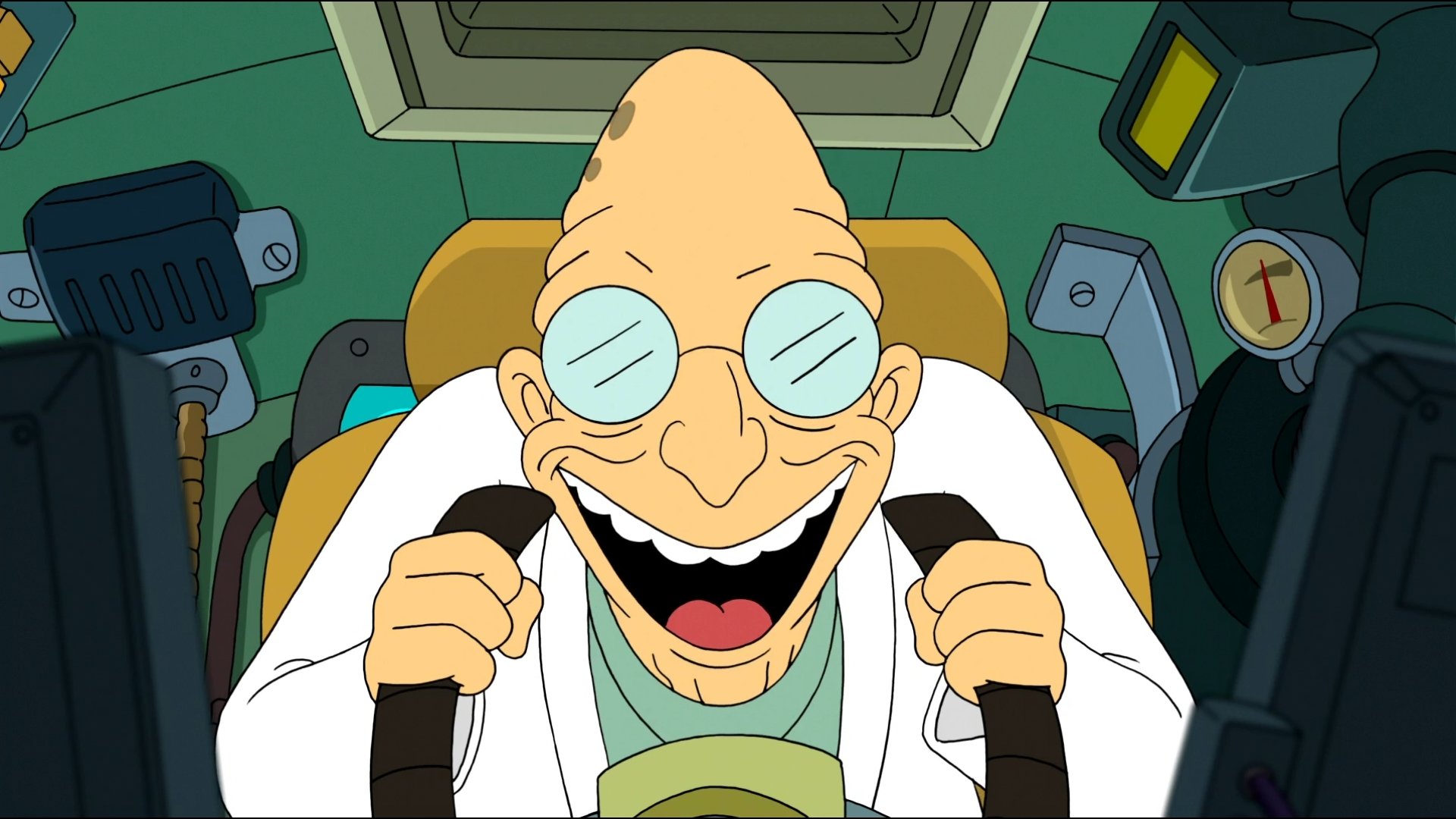 futurama profesor hubert farnsworth j blanco