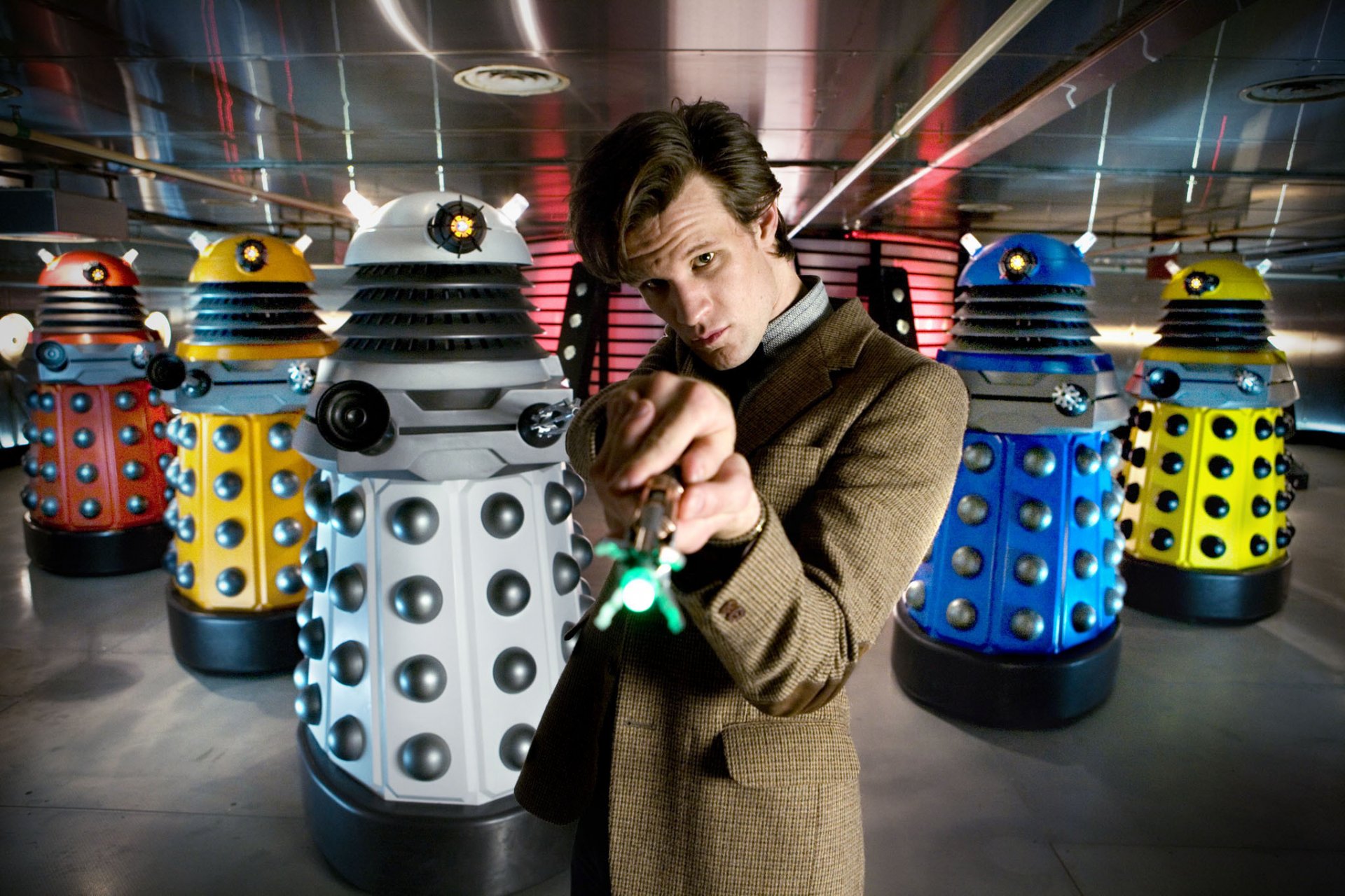 serie tv doctor who matt smith daleks