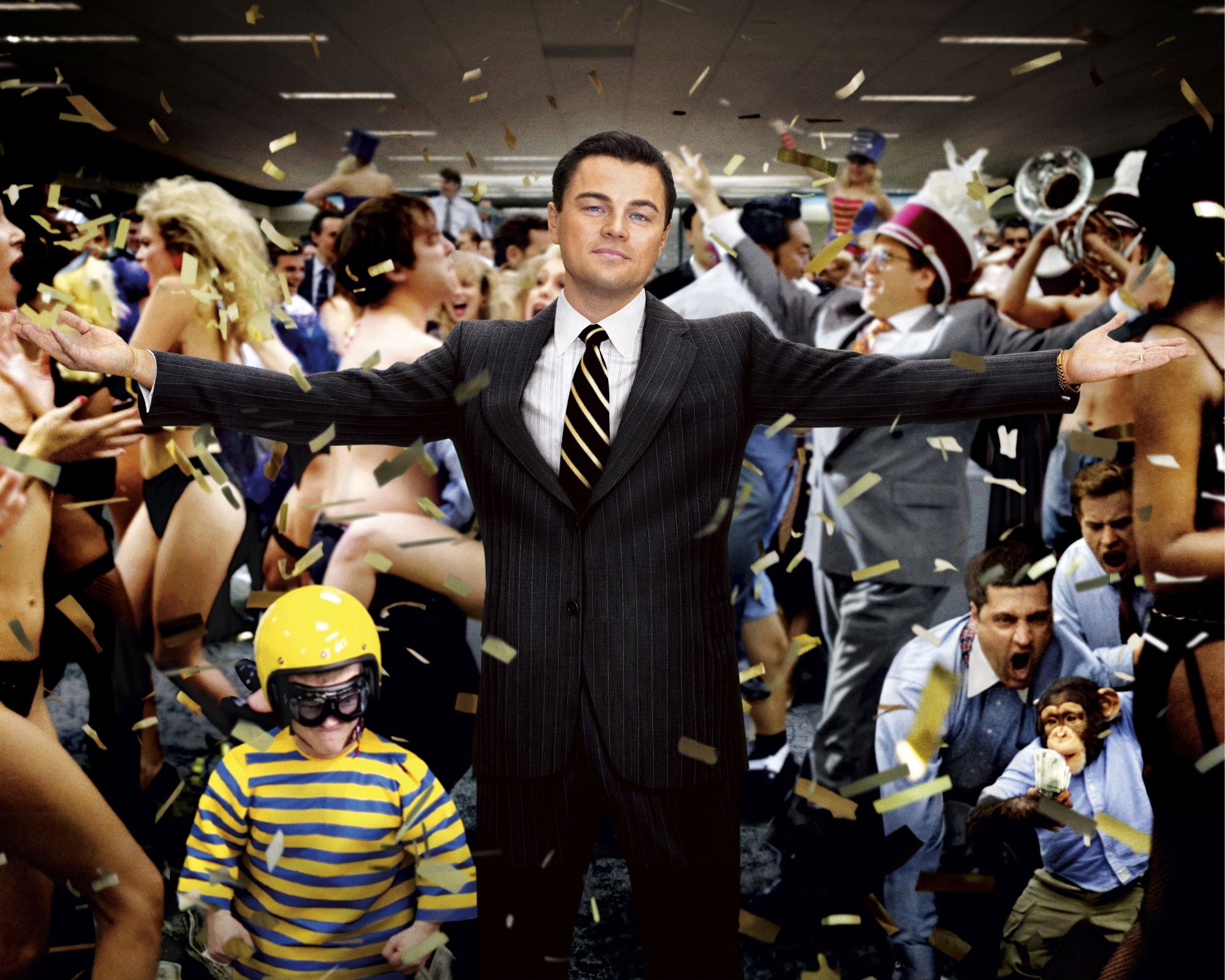 wilk z wall street film film 2013 leonardo dicaprio jordan belfort biografia komedia zbrodnia dramat paramount pictures duży strona biuro wiele człowiek mężczyźni kobiety biały włosy niebieski oczy nago naga dziewczyny bikini chłopcy szczęśliwy kobieta