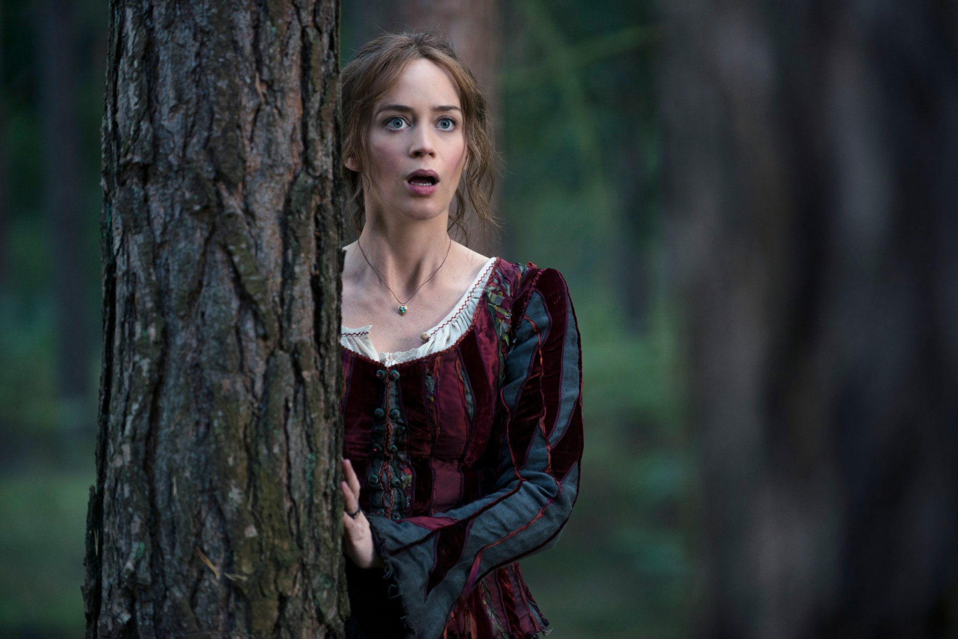 into the woods farther into the forest emily blunt