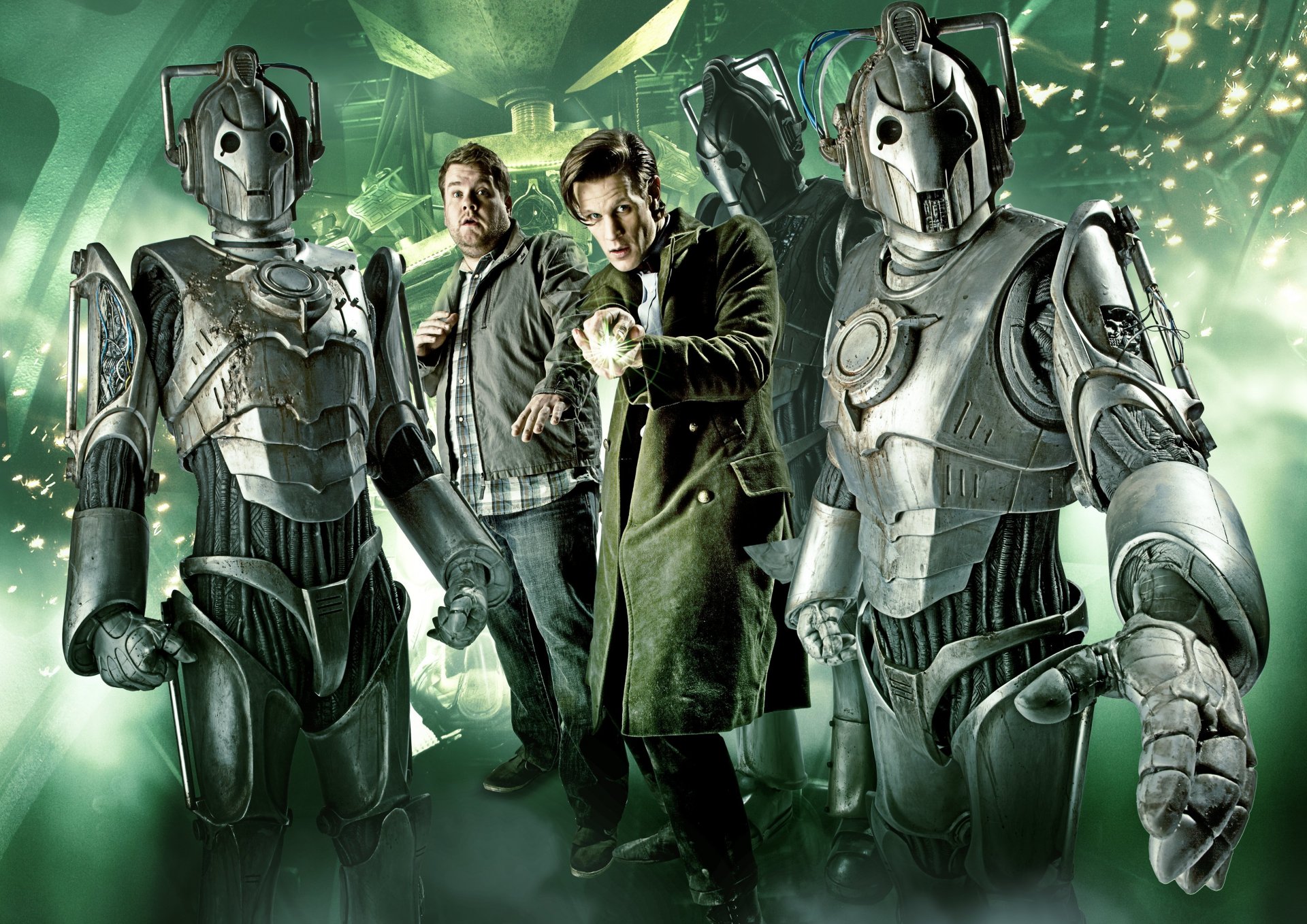 doctor who onzième docteur matt smith cybermen cybermen cyborgs séries tv