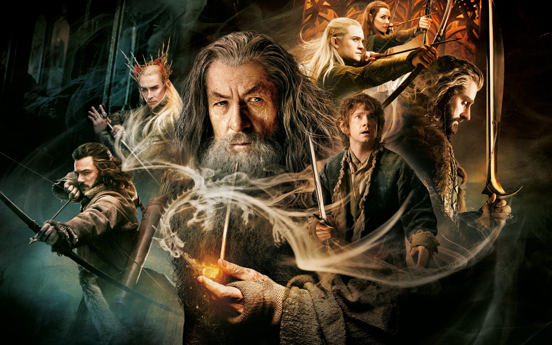 The Hobbit: The Desolation of Smaug The Hobbit: The Desolation of Smaug Luke Evans Evangeline Lilly Ian McKellen Ian McKellen Richard Armitage Richard Armitage Lee Pace Pace Orlando Bloom