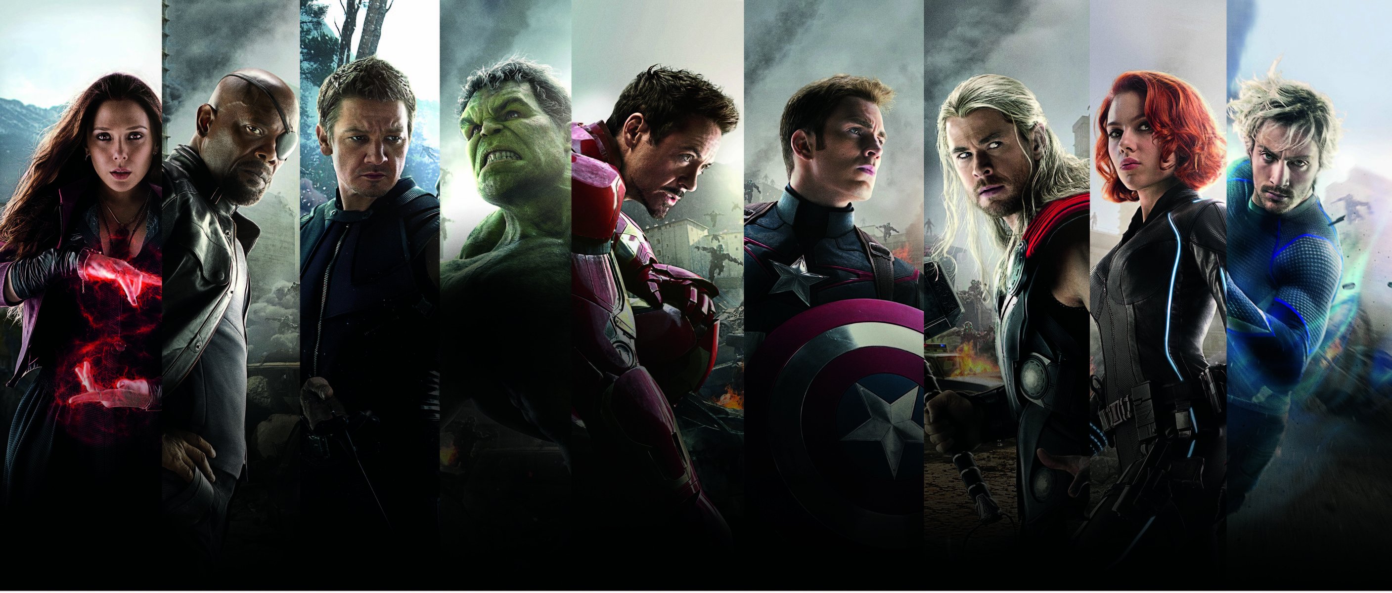 exclusif avengers age of ultron avengers 2 film film 2015 robert downey jr. iron man chris evans captain america chris hemsworth thor mark ruffalo nothing hulk smash aaron taylor-johnson mercure scarlett johansson black widow jeremy re