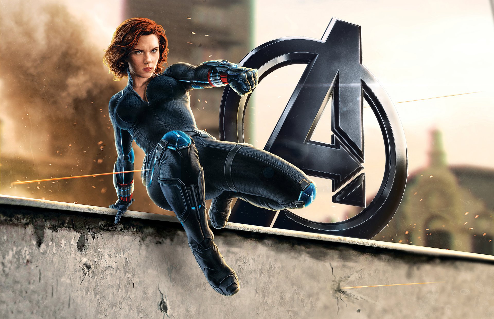 schwarze witwe natasha romanova natalia romanova avengers : age of ultron mädchen superheld kostüm avengers: age of ultron scarlett johansson