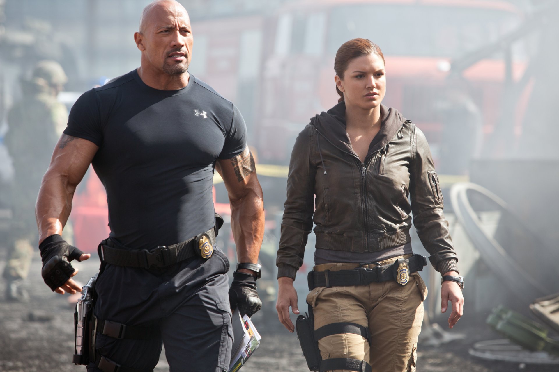 rapide & amp; furieux 6 fast and furious 6 dwayne johnson carano gina carano action crime