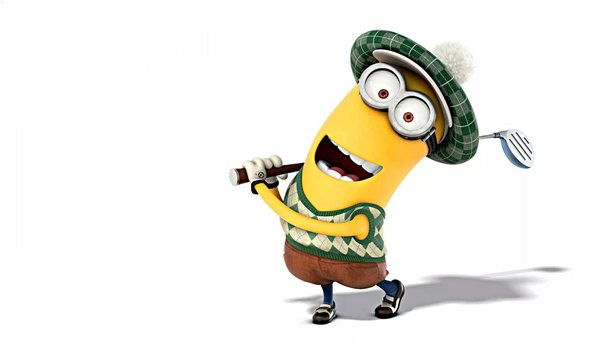 kevin minion despicable me 2 golf feliz