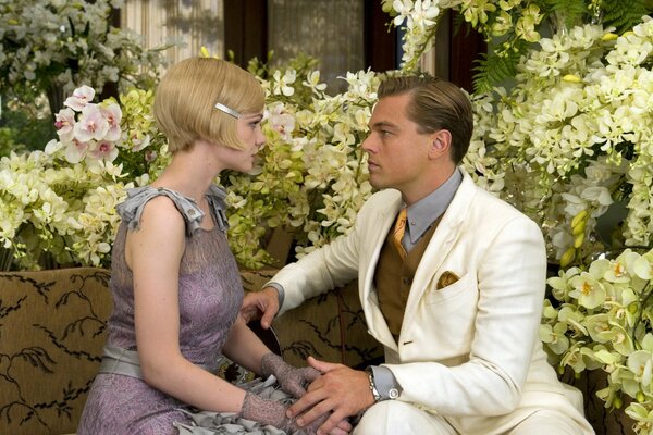 A scene from the movie The Great Gatsby