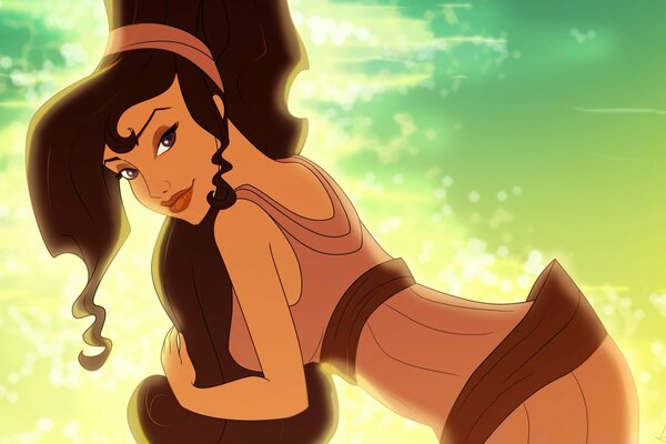 Seducente personaggio dei cartoni animati Hercules