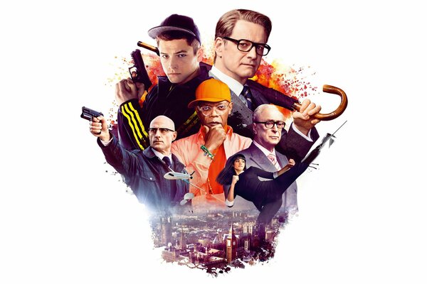 L acte du film «Kingsman: secret service»