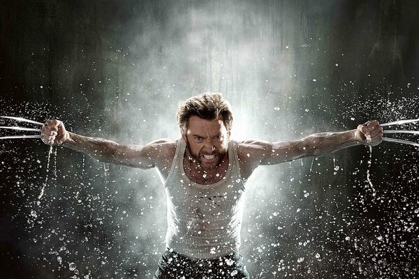 Hugh Jackman dans le rôle de Wolverine