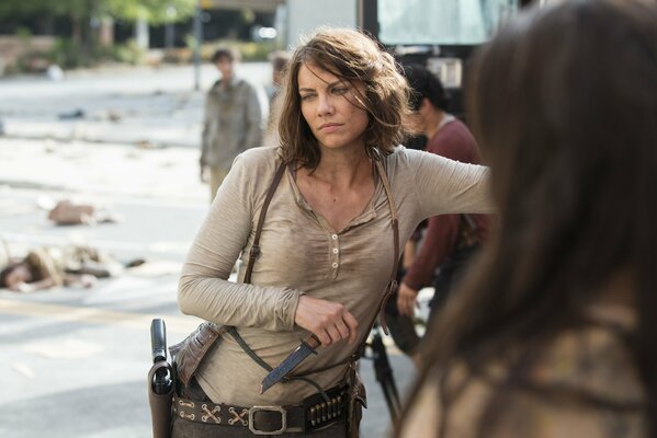 Protagonista de la película the Walking Dead