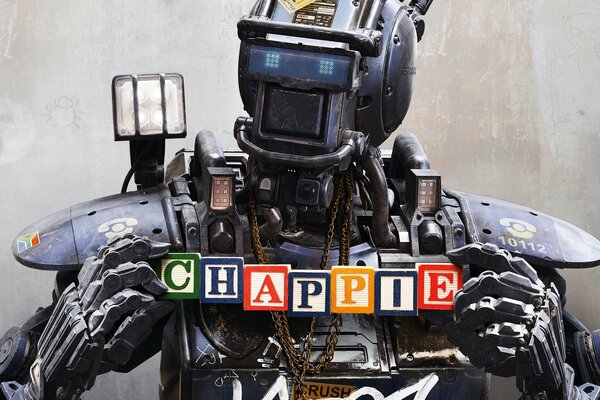 Movie robot named chappie