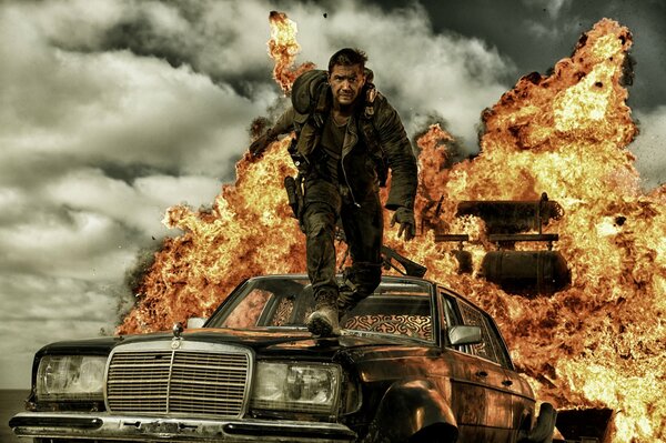 A frame from the movie Mad Max fury Road