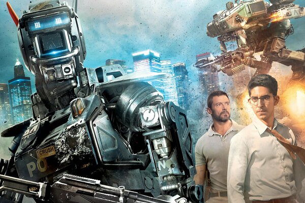 Hugh Jackman i robot Chappie