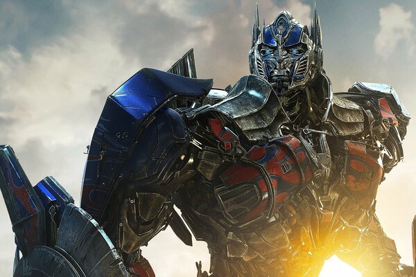 A frame from the movie Transformers