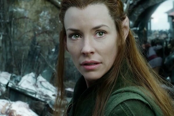 The elf girl from the Hobbit 3 movie