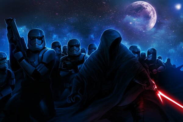 Fantastico disegno di Star Wars