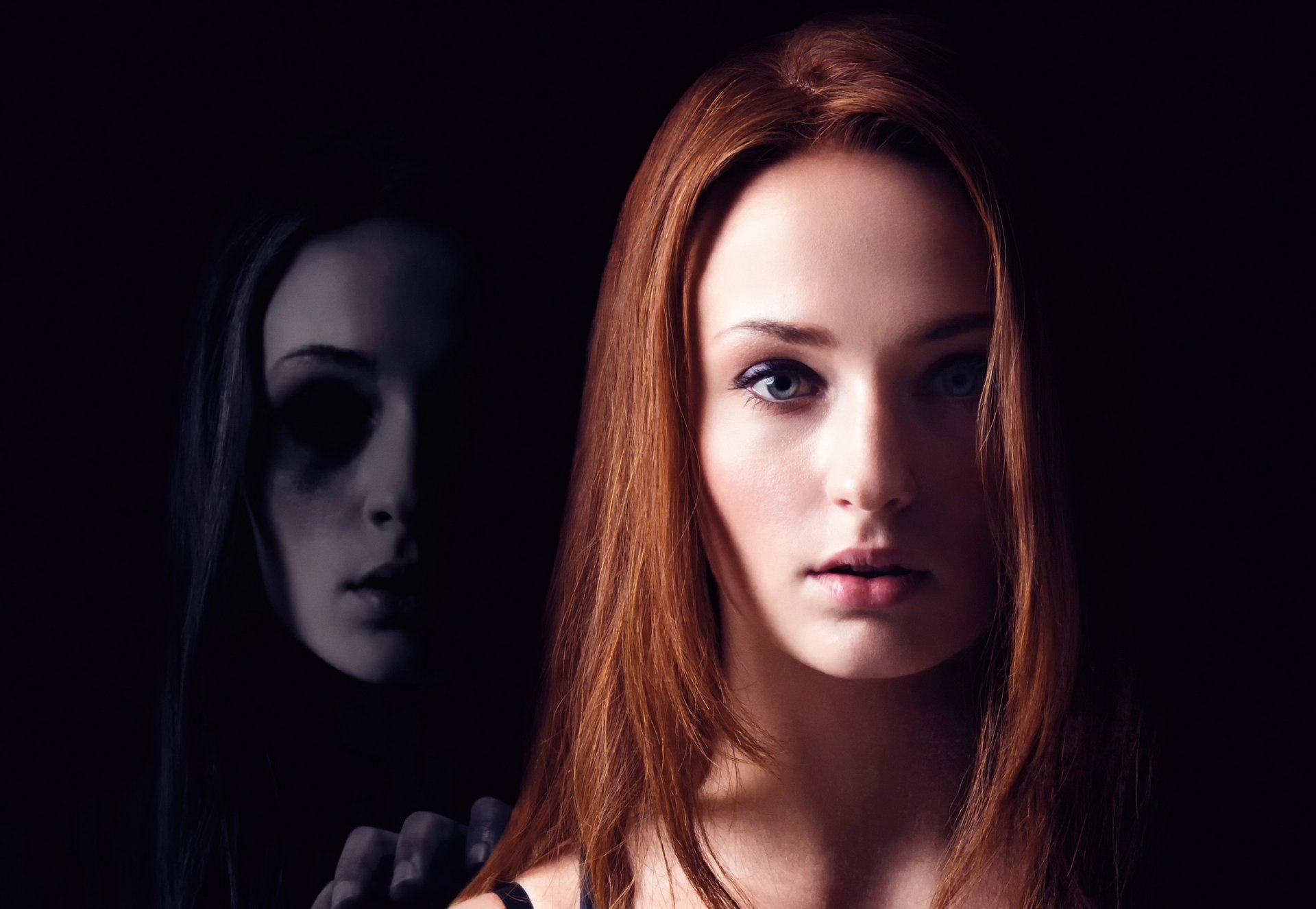 más de mí sophie turner ojos de panda thriller detective póster