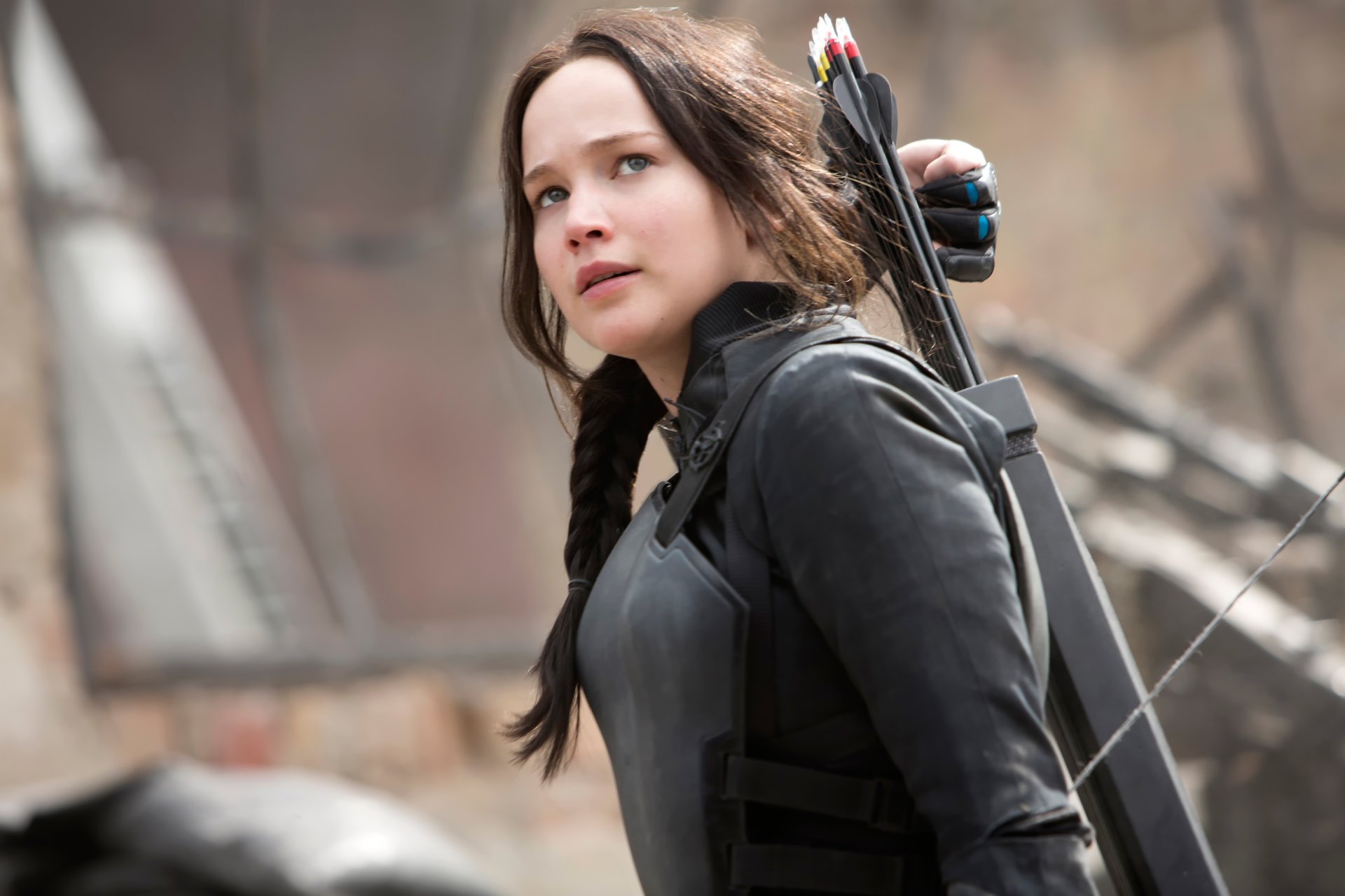 jennifer lawrence the hunger games : jay-peresmeshnitsa the hunger games:mockingjay katni