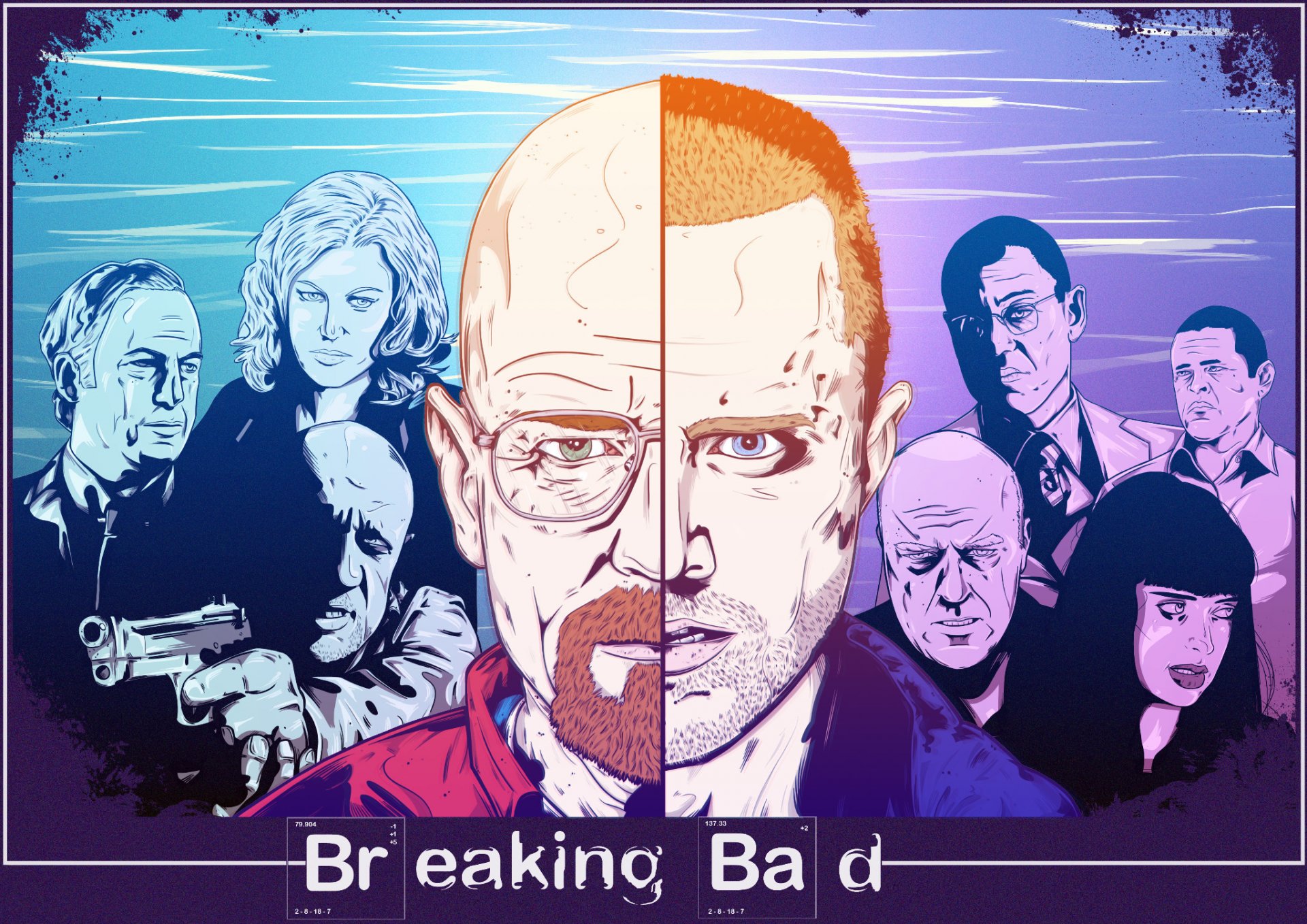 breaking bad walter white brian cranston skyler white anna gunn jesse pinkman aaron paul hank schrader dean norris saul goodman odenkerk gustavo fring giancarlo esposito mike ehrmantraut jonathan banks tuco salamanca raymond cruz