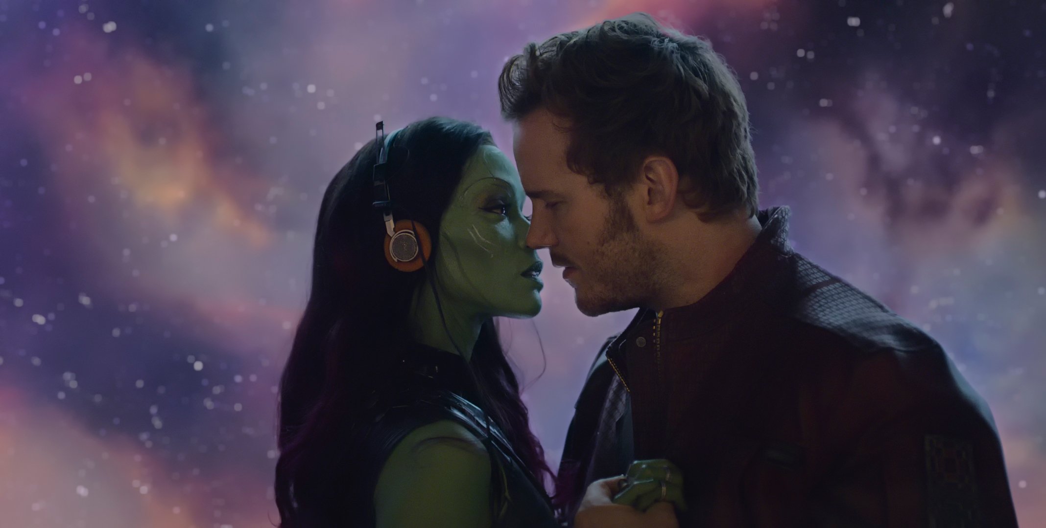 chris pratt guardians of the galaxy zoe saldana