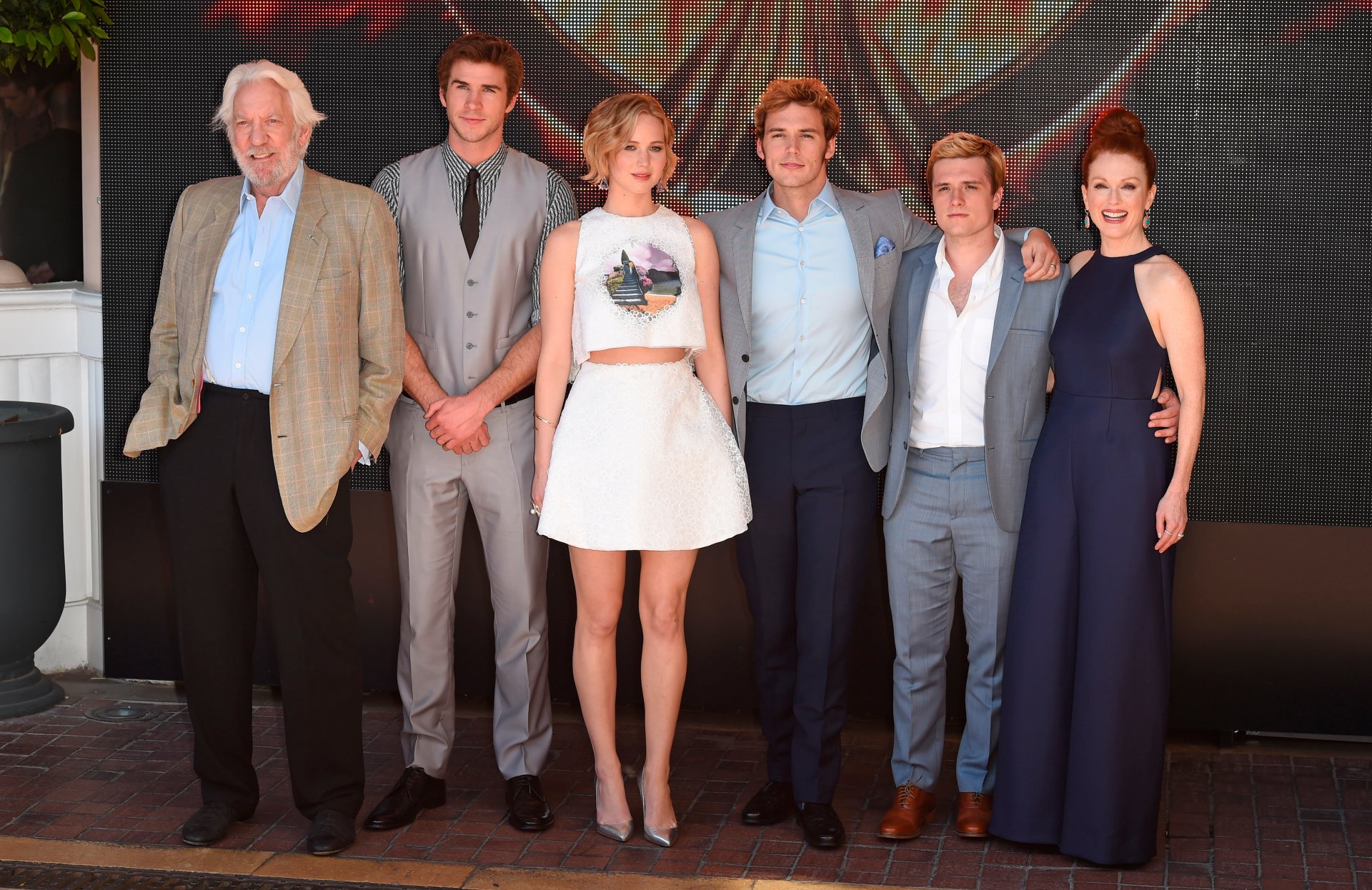 the hunger games: mockingjay the hunger games: mockingjay jennifer lawrence josh hutcherson liam hemsworth julianne moore donald sutherland claflin