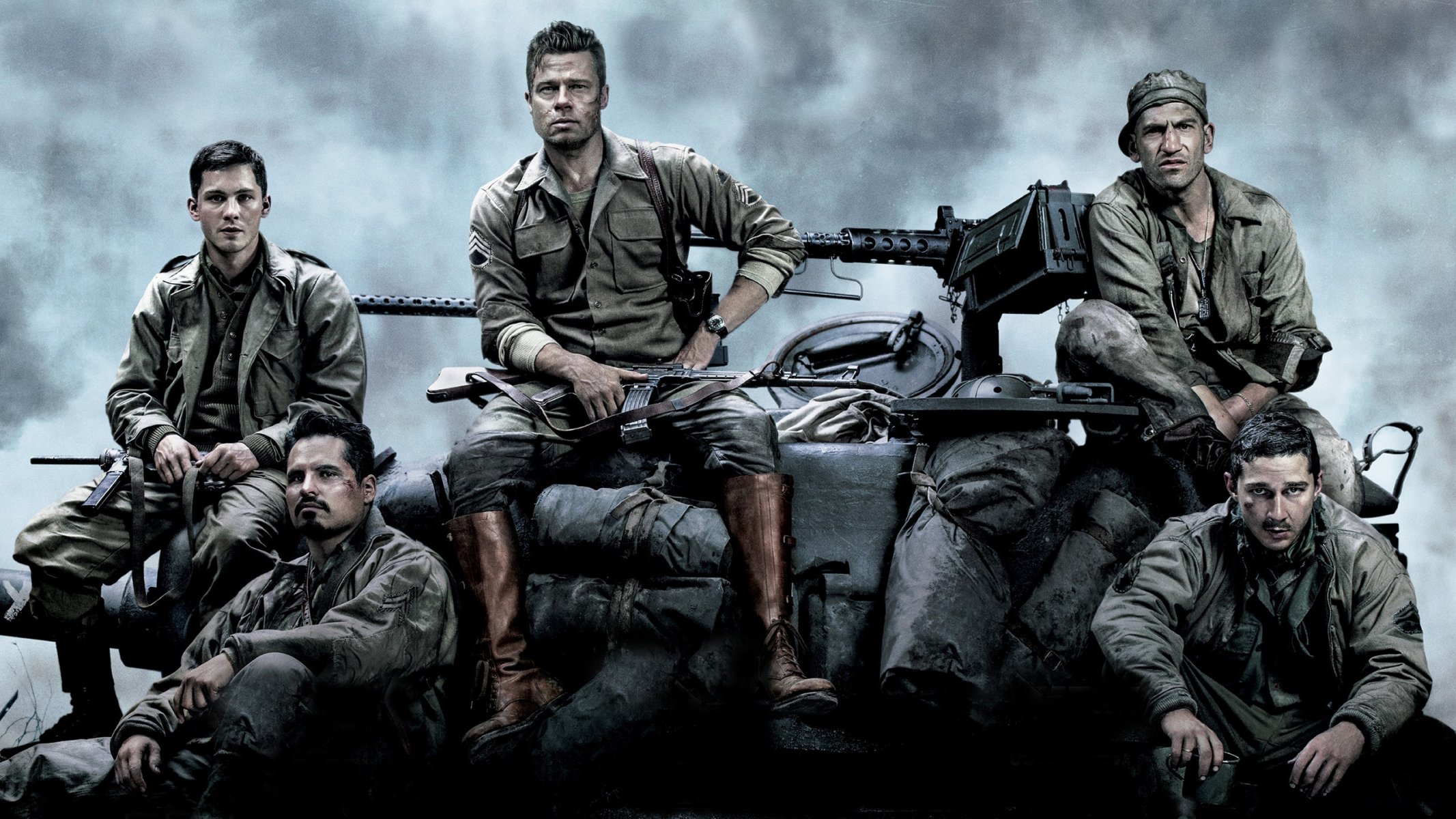 rage rage brad pitt réservoir m4 sherman équipage