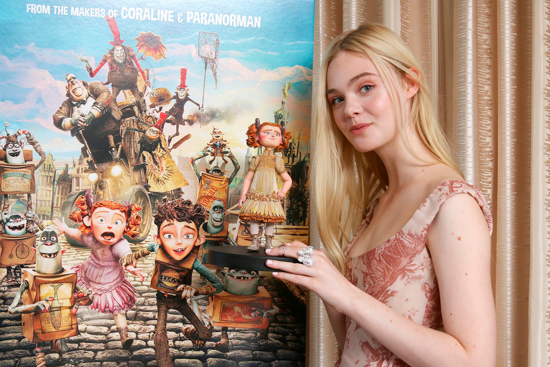 elle fanning ellie fanning conferenza stampa la famiglia dei mostri