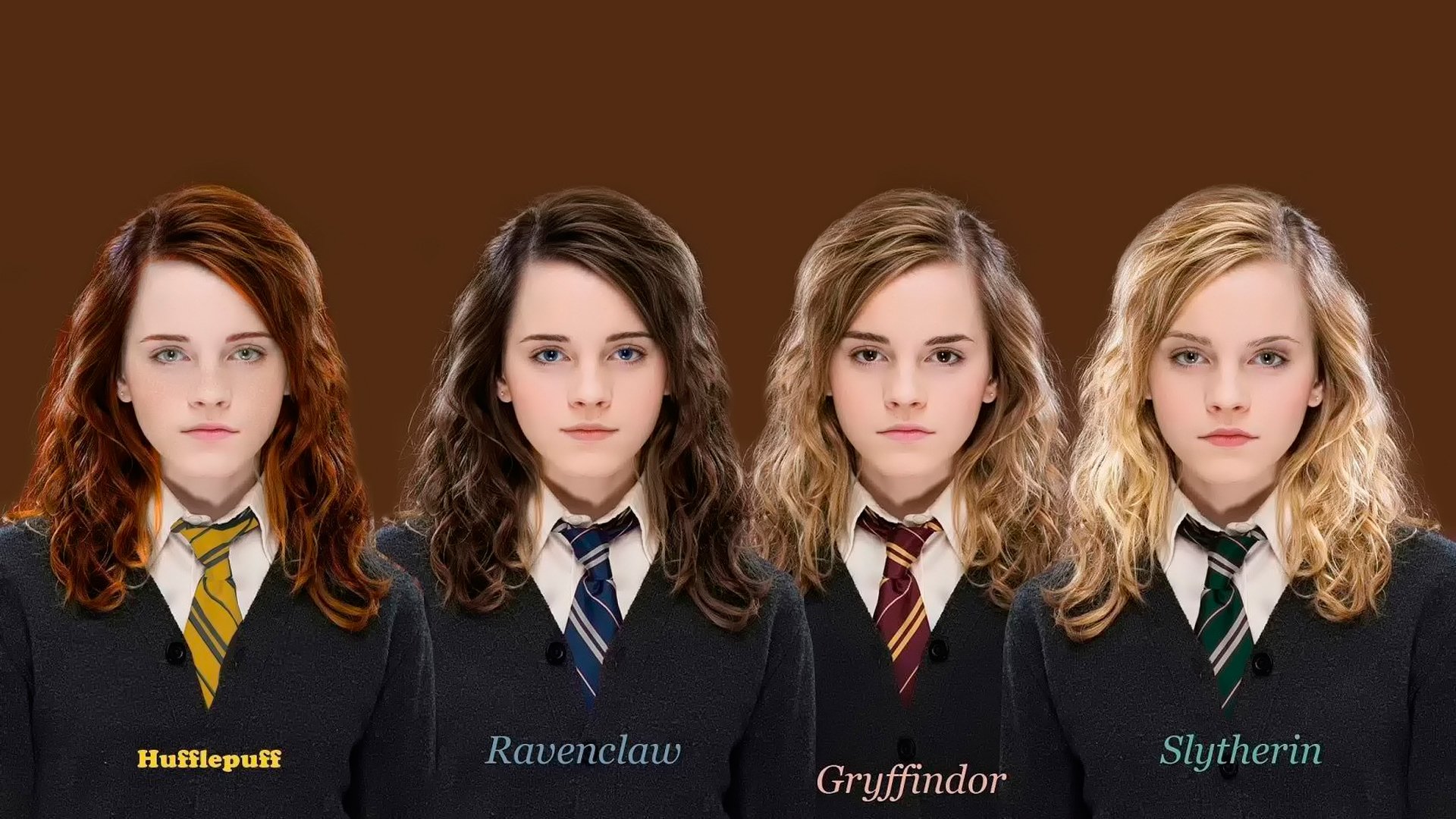 poufsouffle puffenduy ravenklo griffevran gryffondor serpentard faculté poudlard hermione emma watson