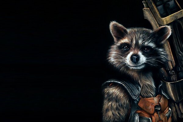 Guardians of the Galaxy. Rocket. Raccoon