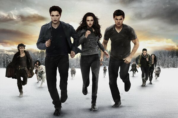 Les personnages principaux du film Twilight Saga: Dawn