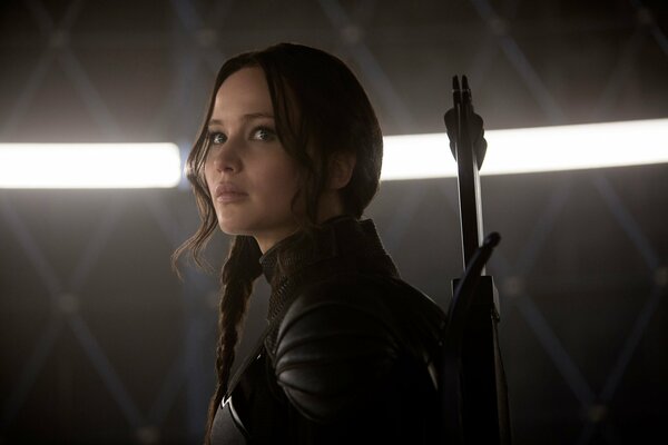 Jennifer Lawrence dans le film Hunger Games