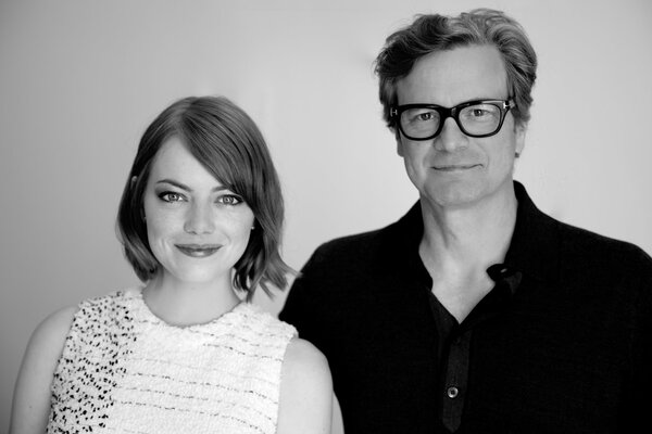 Emma Stone y Colin Firth