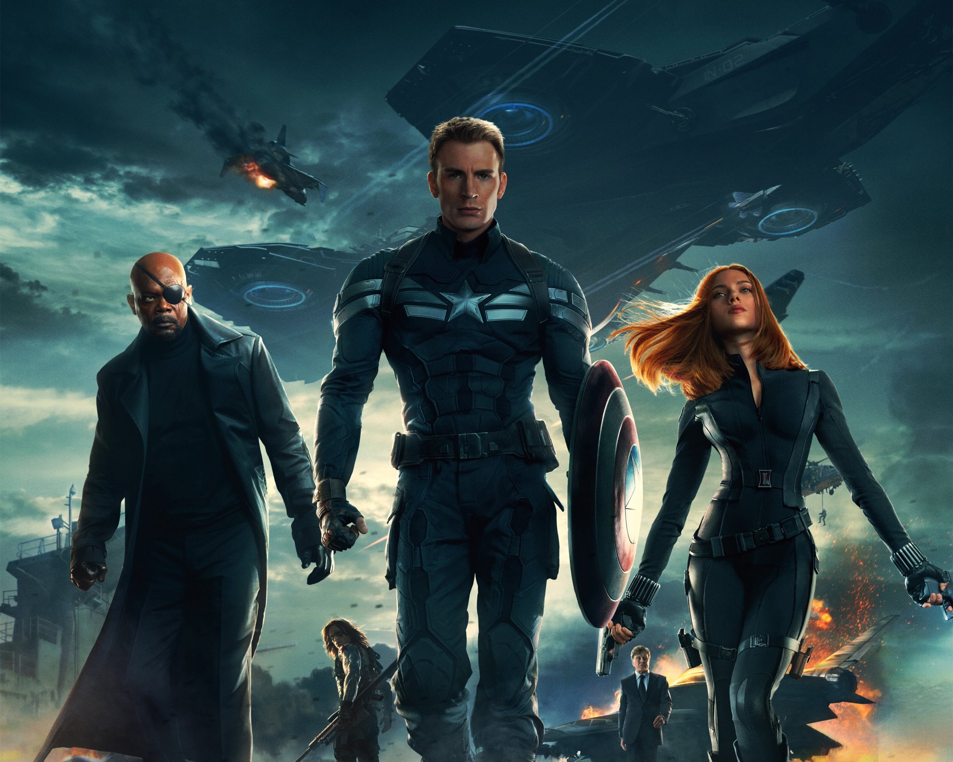 captain america winter soldier captain america 2 captain america winter soldier chris evans steve rogers scarlett johansson black widow natasha romanov samuel l. jackson nick rage sebastian stan bucky barnes robert redford alexandra