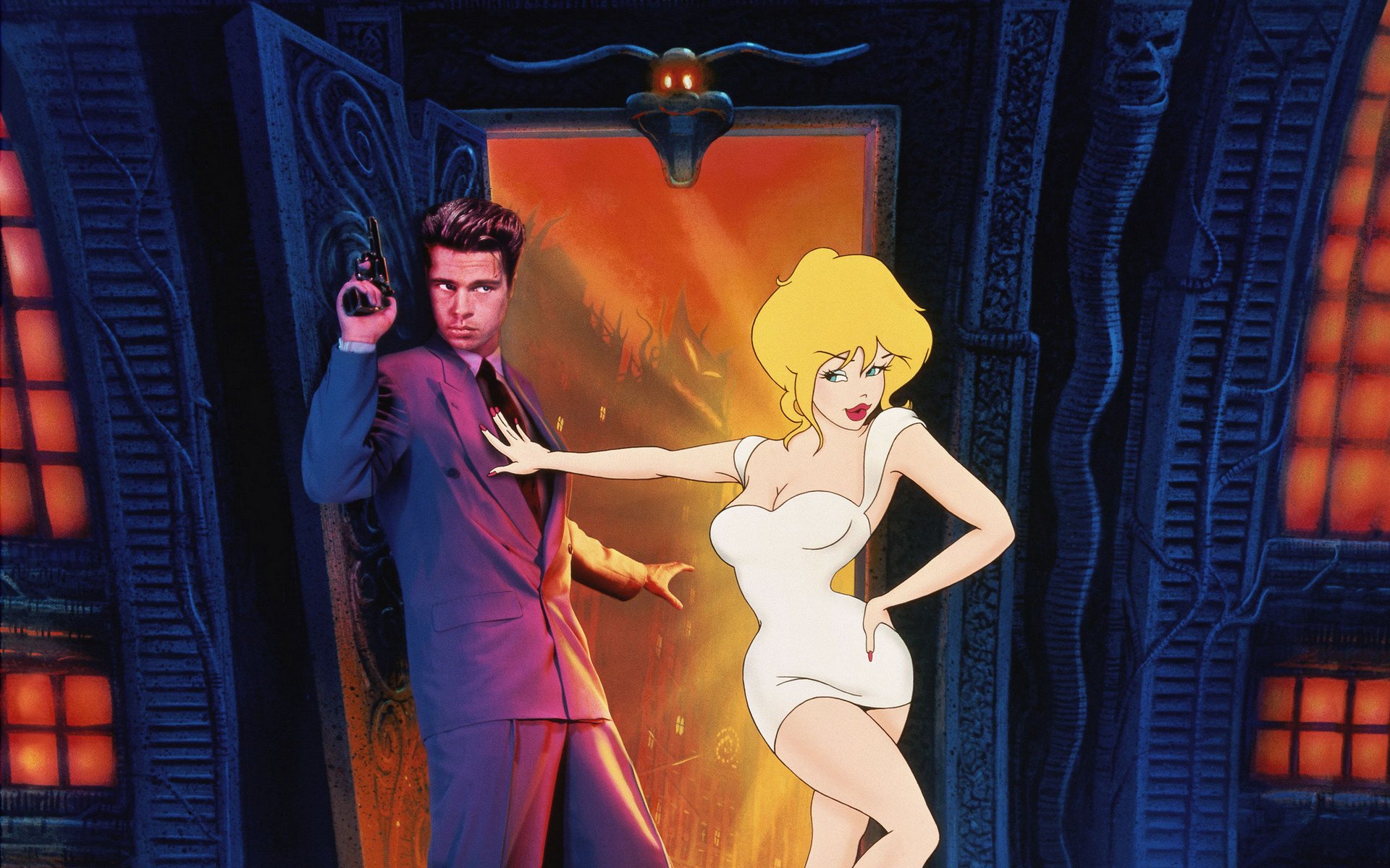 film cool world parallel world director ralph bakshi to cast brad pitt kim basinger gabriel byrne lifestyle cartoon fantasy comedy 1992 . holly wood adventuress frank harris minister order multmir