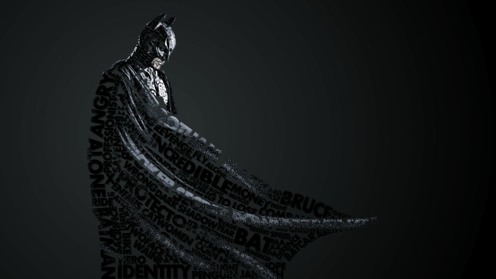 batman tipografia carta da parati batman stile lettering lettering sfondo widescreen schermo intero widescreen widescreen