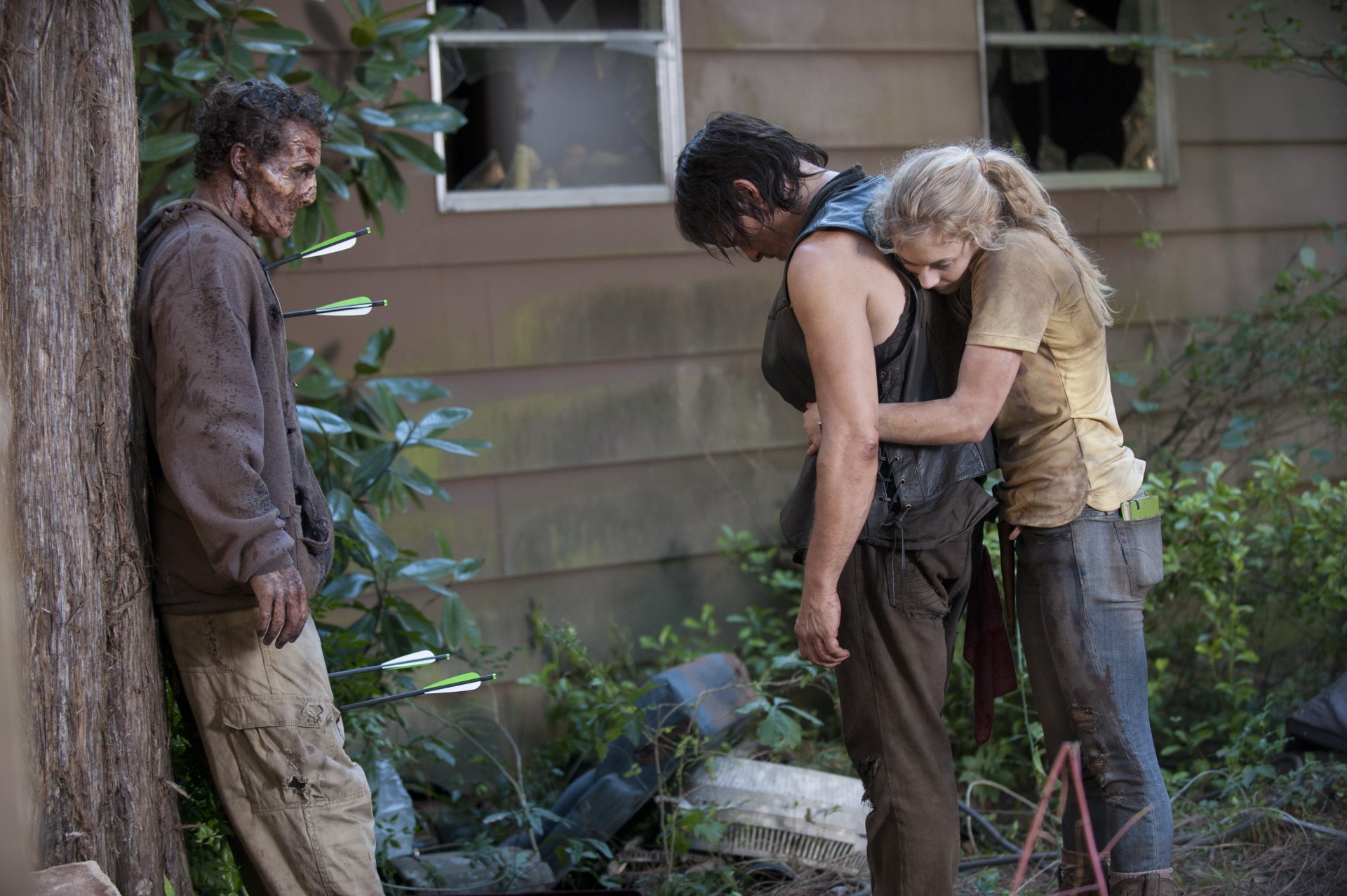 the walking dead emily kinney norman reedus temporada 4