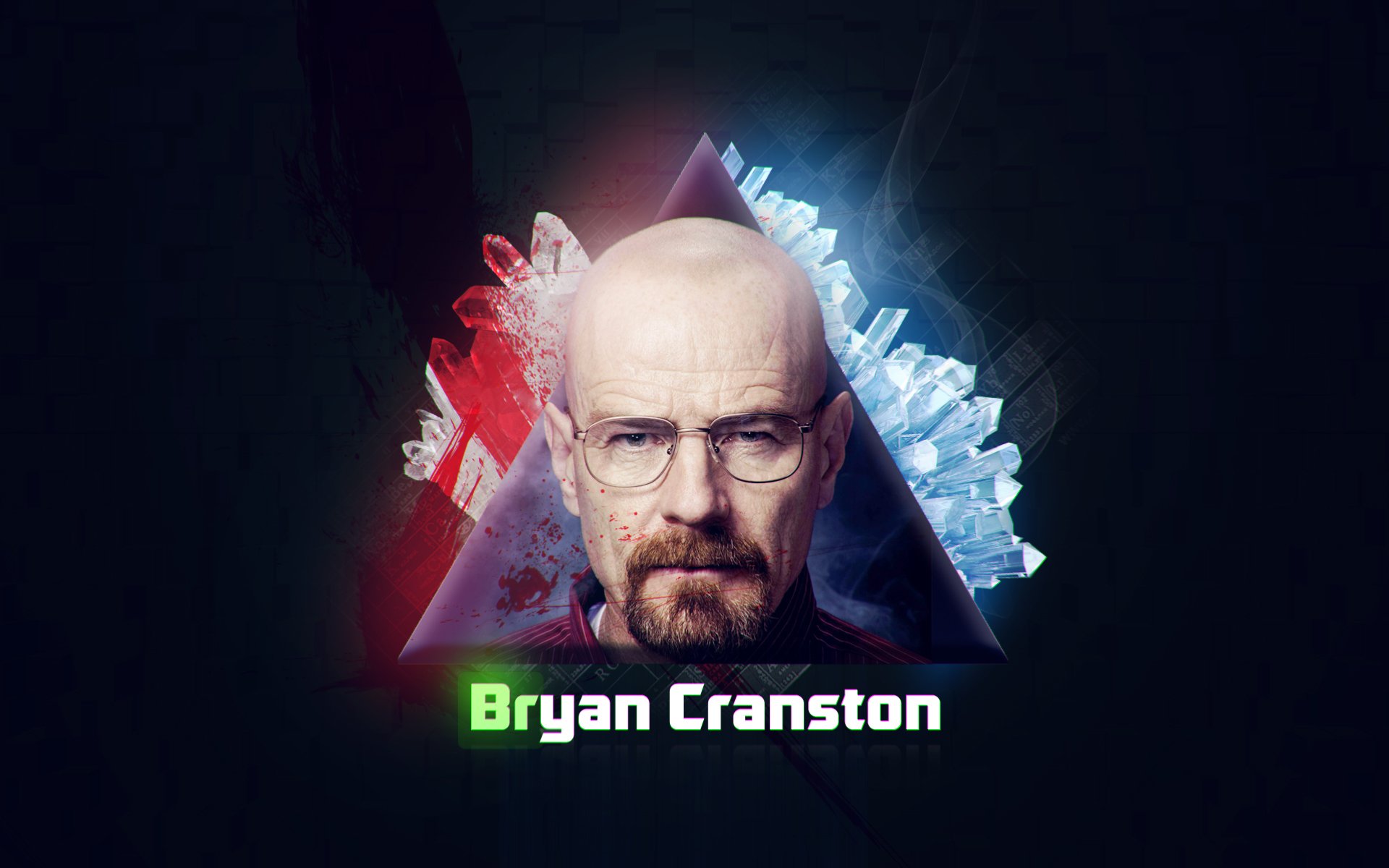 brian cranston brian cranston lee mr.white walter white rompiendo mal breaking bad anfetamina abstracción brillante sangre hombre asesino