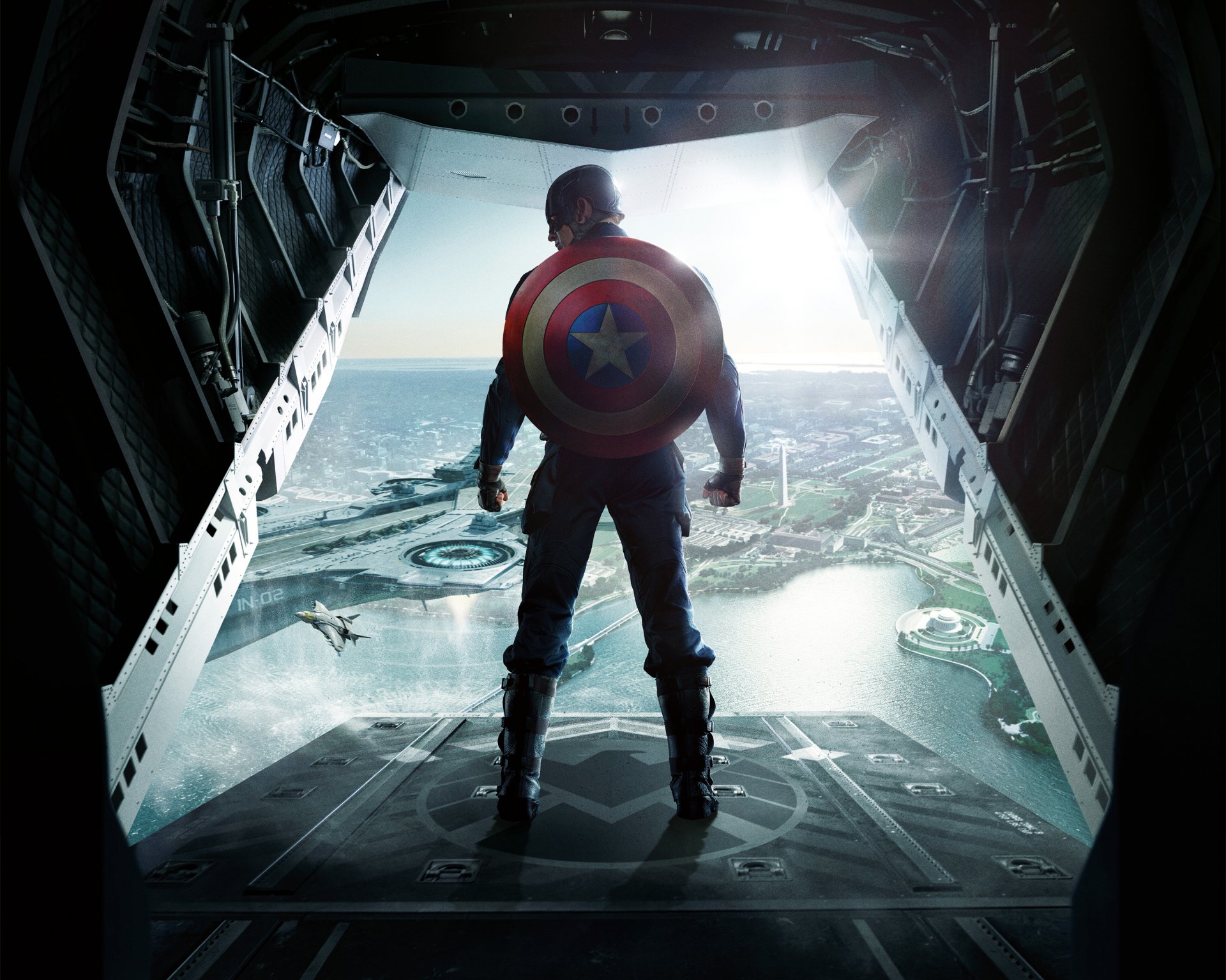 capitán américa soldado de invierno capitán américa 2 capitán américa soldado de invierno chris evans steve rogers acción aventura ciencia ficción fantasía marvel hombres señor de la guerra armadura escudo rojo blanco azul monje color acorazado ciudad edificio g