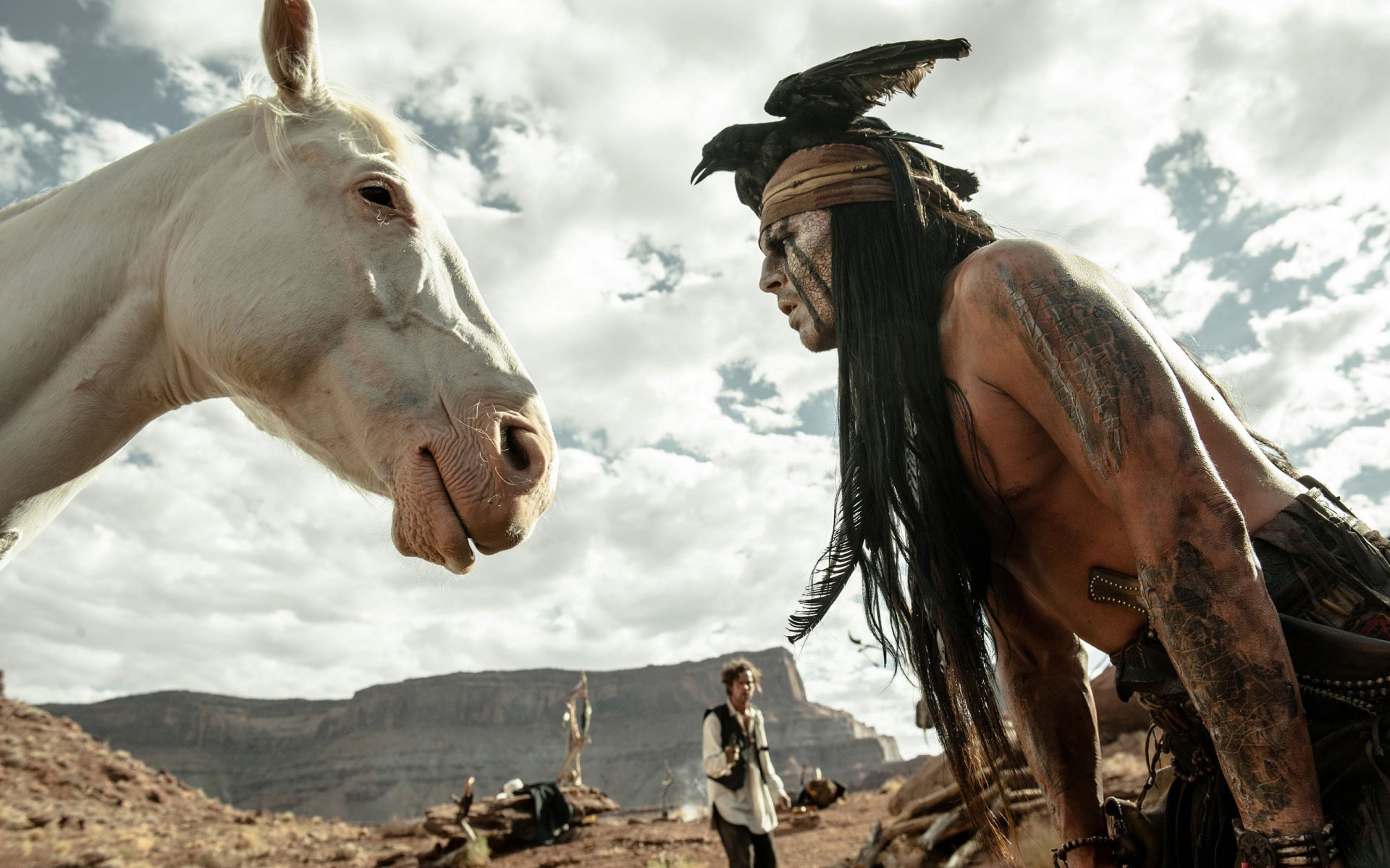 lone ranger johnny depp dziki zachód western koń