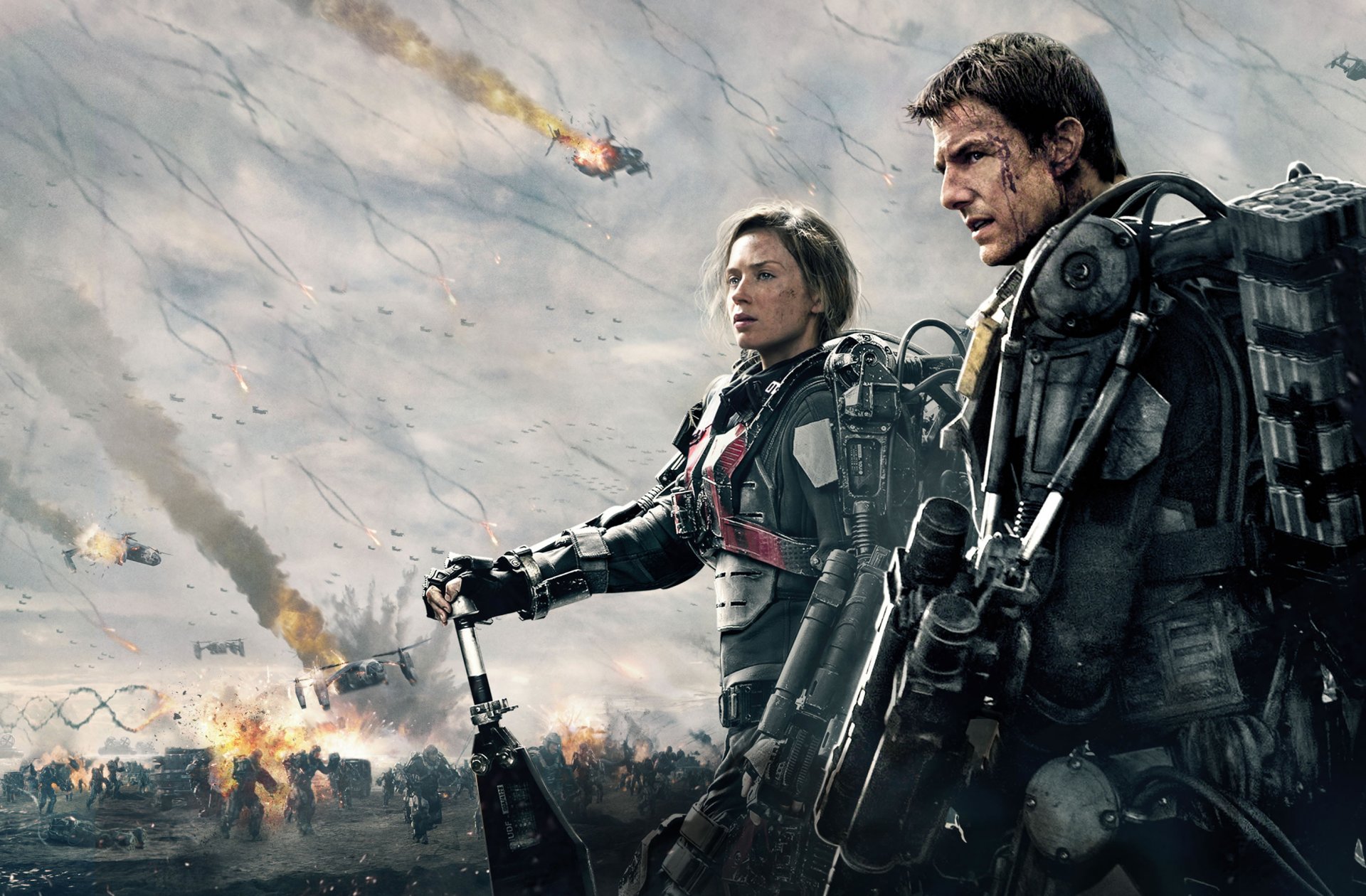 borde del futuro película película 2014 borde de mañana tom cruise lt. coronel bill jaula emily blunt rita vrataski warner brothers pictures entretenimiento acción ciencia ficción fantasía campo de batalla chica niño hombre hombres mujer mujeres hierro metal