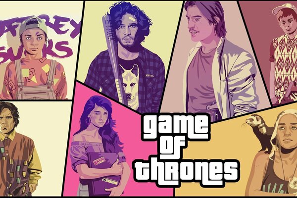 Eine Parodie auf den Film Game of Thrones 